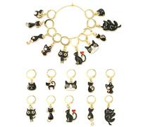 Airssory Mix Breloques en Émail Porte-clés Marqueurs de Mailles, Métal