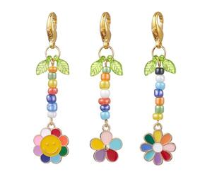 Airssory Mix Breloques en Émail Porte-clés Marqueurs de Mailles, Métal