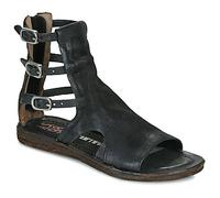 Sandales plates femmes Airstep / A.S.98 RAMOS BRIDES Noir 42