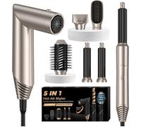 Airstyler Sèche-Cheveux Ionique 5 En 1 Brosse Soufflante Avec Fer À Boucler À Air Multistyler Airbrush Brosse À Air Chaud Brosse D