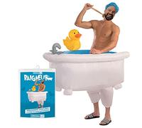 AirSuit® Déguisement Gonflable Baignoire | Costume Insolite | Qualité Premium | Taille Adulte 160 à 190cm | Polyester | Agréable à Porter | Résistant | Système de Gonflage Inclus | OriginalCup®