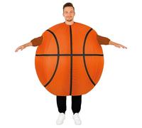 AirSuit® Déguisement Gonflable Ballon de Basket pour Adulte | Costume Basketball 110 x 130 x 106 cm | 100% Polyester | Léger et Résistant | Système de Gonflage Inclus | OriginalCorner®