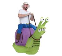 AirSuit® Déguisement Gonflable Escargot | Costume Insolite Taille Adulte 160 à 190cm | en Polyester très Résistant - Agréable à Porter | Système de Gonflage Inclus | Animal Géant | OriginalCup®