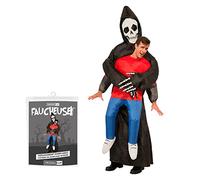 AirSuit® Déguisement Gonflable Faucheuse | Costume Insolite Halloween | Qualité Premium | Taille Adulte 160 à 190cm | Polyester | Agréable à Porter | Résistant | Système de Gonflage | OriginalCup®