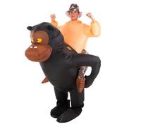 AirSuit® Déguisement Gonflable Singe | Costume Gonflable Gorille | Qualité Premium | Taille Adulte 160 à 190cm | Polyester | Agréable à Porter | Résistant | Système de Gonflage Inclus | OriginalCup®