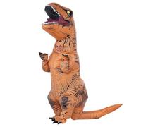 AirSuit Déguisement Gonflable XXL T-Rex pour Enfants | Taille 120 à 150cm | Costume Dinosaure | En Polyester très Résistant - Agréable à Porter | Système de Gonflage Inclus | OriginalCup