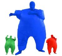 AirSuits inflable grasa Chub Traje Segunda Piel Disfraz del partido del vestido - AZUL
