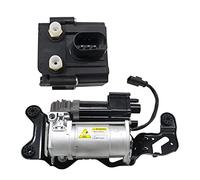 AIRSUSFAT Pompe à compresseur d'air avec support compatible avec BMW X5 F15 F85 F86 X6 F16 et bloc de valve livré dans les 24 heures