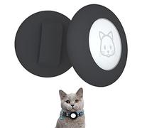 Airtag 2022 Lot de 2 Colliers de Protection étanches pour Chat Compatible avec Apple Airtag - pour Collier d'animaux de Compagnie de Moins de 1 cm (2Noir)