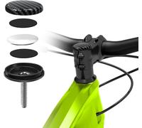 Airtag Bike Mount,Anti-Theft Airtag Bike For 31.8mm Bicycle Stems,Hidden Waterproof Airtag Bike Mount (Airtag Not Included)-1 Pcs Carbon Fiber Pattern