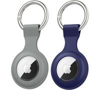 Airtag Case With Keychain,2 Pieces Apple Airtag Cover,Waterproof,Protective Cover For Keys,Bags,Luggage,Pet Collars.[K47]