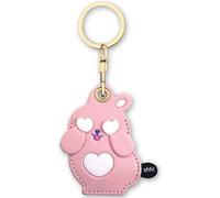 Airtag Keyring Cute Pu Case For Apple Airtag,Portable Key Finder For Keys Children Pets [Key Ring Access Control] (Airtag Not Included).[K137]