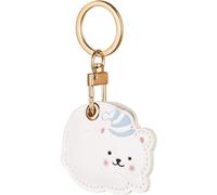 Airtag Keyring Cute Pu Case For Apple Airtag,Portable Key Finder For Keys Children Pets [Key Ring Access Control] (Airtag Not Included).[K128]