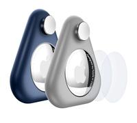 Airtag - Lot de 2 étuis de Suivi GPS cachés, Coque Anti-Retrait Airtag ABS avec épingles, Convient pour Les Enfants, Les Personnes âgées, Les Animaux domestiques, Le Sac à Dos, Les Bagages