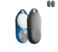 AirTag Lot de 2 étuis porte-clés avec batterie prolongée de 4 ans | Alimenté par une pile CR2477 - Plus de 4 fois plus de capacité que CR2032 | TimeCapsule