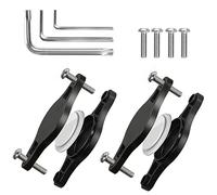 AirTag Lot de 2 Supports de Fixation pour vélo avec vis antivol de sécurité, pour être caché sous Les Porte-Bouteilles, résistant à l'eau, Camouflage Parfait, avec Outils