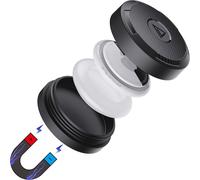 Airtag Magnetic Mount,Ipx8 Waterproof Bike Airtag Case,Compatible With Apple Airtags,Powerful Neodymium Magnet,For Car,Utility Trailer,Bike,Metal Surfaces Etc.