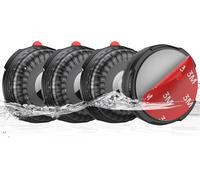 Airtag Mounts [Pack Of 4],Ipx8 Case [Anti-Lost & Drop & Scratch],Waterproof Cover/Case With 3m Adhesive For Bike,Tv Remote,Drone,Wallet