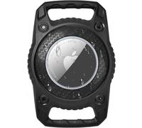 Airtag Protective Case,Protective Cover For Airtags,Portable Gps Protective Case Ipx7 Waterproof Anti-Lost,Keychain For Pet Dog Cat Collar -Black