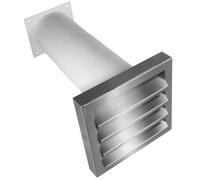Airtec Mauerkasten Ø 125mm Extensible 27-48cm Grille De Ventilation Inox Hotte
