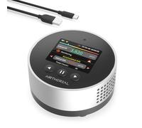 Airthereal Détecteur de Radon Portable DR65 | Détecteur radon portable avec écran LCD couleur. Stockage 504 jours, résultats rapides en 6h, alarme visuelle