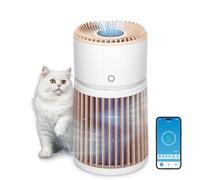 Airthereal Purificateur d’air pour animaux, Grand espace 325 m² - Filtre H13 violet éliminateur d’odeurs - Poils, poussière et fumée, Purificateur spécialisé - Capteur PM2.5, AGH400-PET