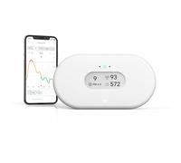 Airthings 2960 View Plus - Détecteur de Radon et de la Qualité de l’Air avec Détecteur de Particule Fine, CO2, COV, Humidité et Température, Application Mobile, Wifi et Notifications
