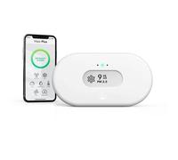 Airthings 2960 View Plus - Détecteur de Radon et de la Qualité de l’Air avec Détecteur de Particule Fine, CO2, COV, Humidité et Température, Application Mobile, Wifi et Notifications