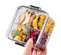 Airtight Food Storage Containers - 460ml Sugar Container | 4 Compartments