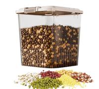 Airtight Puppy Treat Holder, Dog Food Storage Container, Clear Pet Food Keeper For Kitchen Outdoor Dog Cat Bunny Bird Rodents Livestock Camping Travel