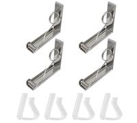 AIRTILY Clips en Acier Inoxydable en 4 Parties Et Clips en Plastique en 4 Parties, Outils De Fixation des Nappes, Accessoires De Table, Nappes sans Nouveau.