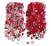 AIRTILY Confettis d'amour De Mariage 30G, Confettis À Paillettes Colorées, Fournitures De Décoration De Table, Adaptés Aux Fêtes d'anniversaire, À La Saint-Valentin, Aux Banquets De Fiançailles.