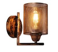 AIRTWESD LED Chevet Lampe Applique Murale Vintage, Lampe Murale Intérieur Industrielle, Spot Mural Fer Rétro pour Chambre Couloir Bar, E27 (ampoules non comprises)