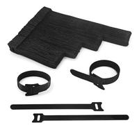 AIRU ttache Câble 100pcs Scratch Serre Cable Bande réutilisables en 4 longueurs différentes - 200 mm/150 mm/120 mm/100 mm - Serre-câbles pour la maison, le bureau
