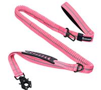aiRuidog Laisse tactique robuste pour chien, laisse tactique absorbant les chocs avec 2 poignées rembourrées, mousqueton en métal, ceinture de sécurité de voiture, laisse réfléchissante pour chiens de