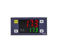 AIRUIXI contrôleur de température Contrôleur de température PID, Rampe numérique et palier, régulateur Intelligent, entrées Multiples, SSR + Relais, Sortie 4-20 mA, 96 x 48 TC4W(SSR Relay Opt 1Alm)