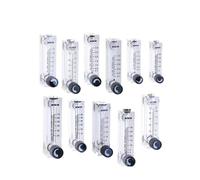 AIRUIXI Débitmètre à Flotteur Débitmètre d'air à Panneau carré LZT-6T Rotamètre 10-100 L/Min 3-15 L/Min 3-30 L/Min 5-25 L/Min(1-5L Min)