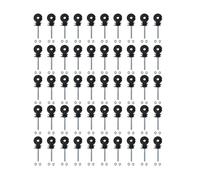 AIRUIXI Isolateur Cloture Electrique Lot de 50 Clous isolants filetés M6 for clôture électrique, Isolant à Visser for pâturages