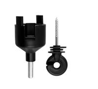 AIRUIXI Isolateur Cloture Electrique Lot de 50 Treillis de clôture de Jardin, isolateurs de clôture électrique de qualité supérieure for pâturages, Accessoires de clôture électronique