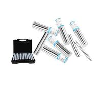 AIRUIXI Jauge à goupille 51 pièces 91 pièces 98 pièces 101 pièces 0,1-10 mm 0,01 mm Jauge à Broche Jauge à Bouchon Lisse Jauge de Trou 0,5-5,99 mm Jauge à Broche Outil de Mesure(1.00-2.00mm 101pcs)