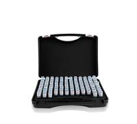 AIRUIXI Jauge à goupille Jauge à Broche en Acier de précision, 51 pièces, 91 pièces, 98 pièces, 101 pièces, Pas de 0,01 mm, jauge à Bouchon Lisse(1-10.00mm 91pcs)