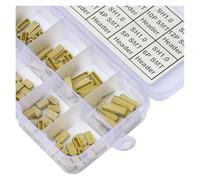 AIRUIXI Kit de connecteurs Adaptateurs de fiches CI JST SH1.0 cms, Pas de 1 mm, 134 pièces, embase cms JST-SH à Angle Droit (SH1.0-SMT-R/A)