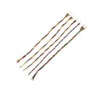 AIRUIXI Kit de connecteurs Connecteurs JST GH 1.25 2P 3P 4P 5P 6P mâles et Femelles avec câble en Silicone 30 AWG de 15 cm, connecteur Simple et Double GH1.25(Single Head,15CM_4P)