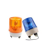 AIRUIXI Signal Lumineux Industriel Lampe de Chantier, gyrophare, feu de Circulation, sirène LTE-1161, avec ou sans Buzzer, AC110 V 220 V DC 12 V/24 V(Blue,AC 220V)