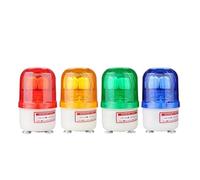 AIRUIXI Signal Lumineux Industriel LTE-1101K Voyant Lumineux, gyrophare, Avertissement sonore, Stroboscope, Lampe d'alarme Jaune, Bleu, Rouge, antivol avec Buzzer 12 V/24 V/220 V(Yellow 110V Sound)
