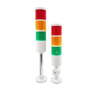 AIRUIXI Signal Lumineux Industriel Voyant d'avertissement Multicouche Machine-Outil Lumière Tricolore LED Signal sonore du Phare Alarme Lumineuse(Flash Light 12-24V)