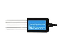AIRUIXI testeur de Sol Capteur de Sol Modbus 4 en 1 RS485 4-20 mA 0-5 V Température Humidité CE pH NPK(M-Temp-4-20mA)