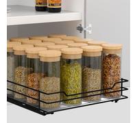 AIRUJIA Étagère à épices extensible pour évier de cuisine, 26,4 x 22,2 x 5,6 cm (L x l x H)