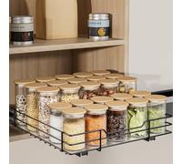 AIRUJIA Étagère à épices extensible pour évier de cuisine, 27 x 27,2 x 6 cm (L x l x H)