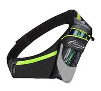 AiRunTech Ceinture de Course avec Porte-Bouteille d'eau sans Rebond Ceinture d'hydratation pour Coureurs, Without Bottle Hydration Belt(GR)